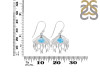 Larimar & White Topaz Jelly Fish Earring LAR-RUE-14.