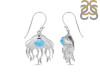 Larimar & White Topaz Jelly Fish Earring LAR-RUE-14.