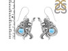 Larimar Mermaid & Shell Earring LAR-RUE-21.