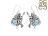 Larimar Mermaid & Shell Earring LAR-RUE-21.