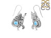Larimar Mermaid & Shell Earring LAR-RUE-21.