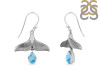 Larimar Whale Tail Earring LAR-RUE-22.