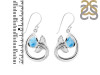 Larimar Whale Tail Earring LAR-RUE-28.