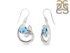 Larimar Whale Tail Earring LAR-RUE-28.