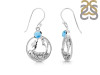 Larimar Mermaid & Dolphin Earring LAR-RUE-34.