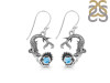 Larimar Mermaid & Oyster Earring LAR-RUE-64.