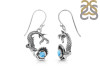Larimar Mermaid & Oyster Earring LAR-RUE-64.