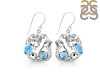 Larimar Mermaid & Sea Horse & Star Fish & Shell Earring LAR-RUE-66.