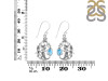 Larimar & Blur Topaz Mermaid & Turtle Earring LAR-RUE-67.