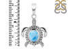 Larimar Turtle Pendant LAR-RUP-4.