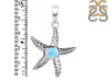 Larimar Star Fish Pendant LAR-RUP-2.