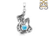 Larimar Mermaid Pendant LAR-RUP-36.