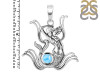 Larimar Mermaid Pendant LAR-RUP-39.