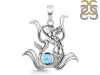 Larimar Mermaid Pendant LAR-RUP-39.