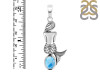 Larimar Mermaid Pendant LAR-RUP-43.