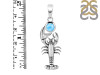Larimar Lobster Pendant LAR-RUP-45.