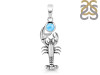 Larimar Lobster Pendant LAR-RUP-45.