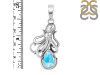 Larimar Octopus Pendant LAR-RUP-48.