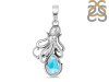 Larimar Octopus Pendant LAR-RUP-48.