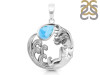 Larimar Mermaid Pendant LAR-RUP-50.