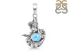 Larimar Mermaid & Waves Pendant LAR-RUP-53.