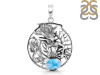 Larimar Sea Life Pendant LAR-RUP-55.
