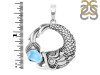 Larimar Fish Pendant LAR-RUP-56.