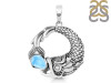Larimar Fish Pendant LAR-RUP-56.