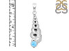 Larimar Shell & Star Fish Pendant LAR-RUP-60.