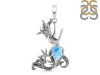 Larimar Mermaid Pendant LAR-RUP-61.