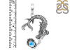 Larimar Mermaid Pendant LAR-RUP-64.