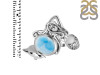 Larimar Mermaid & Dolphin Ring LAR-RUR-4.