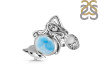 Larimar Mermaid & Dolphin Ring LAR-RUR-4.