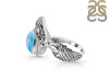Larimar Mermaid & Dolphin Ring LAR-RUR-4.