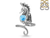 Larimar Sea Horse Ring LAR-RUR-5.