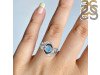 Larimar Mermaid & Oyster Ring LAR-RUR-14.