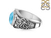 Larimar Octopus & Star Fish & Shell Ring  LAR-RUR-19.