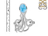 Larimar Octopus Ring LAR-RUR-24.