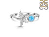 Larimar Star Fish Ring LAR-RUR-27.