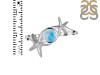 Larimar Star Fish Ring LAR-RUR-35.