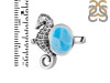 Larimar Sea Horse Ring LAR-RUR-40.