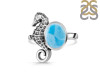 Larimar Sea Horse Ring LAR-RUR-40.