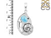 Larimar Snail Pendant LAR-RUP-18.