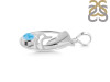 Larimar Waves & Dolphin Pendant LAR-RUP-27.