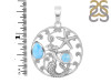 Larimar Mermaid & Star Fish Pendant LAR-RUP-52.
