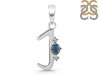 Labradorite & White Topaz Alphabet J Pendant LBD-RDA-10.