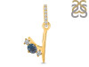 Labradorite & White Topaz Alphabet Y Pendant LBD-RDA-103.