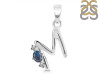 Labradorite & White Topaz Alphabet M Pendant LBD-RDA-13.