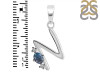 Labradorite & White Topaz Alphabet N Pendant LBD-RDA-14.