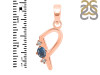 Labradorite & White Topaz Alphabet P Pendant LBD-RDA-16.